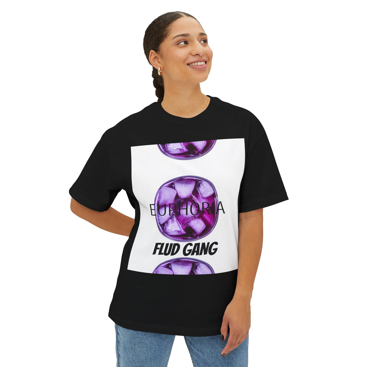 Euphoria Purple Sphere Tee — Flud Gang Graphic T-Shirt