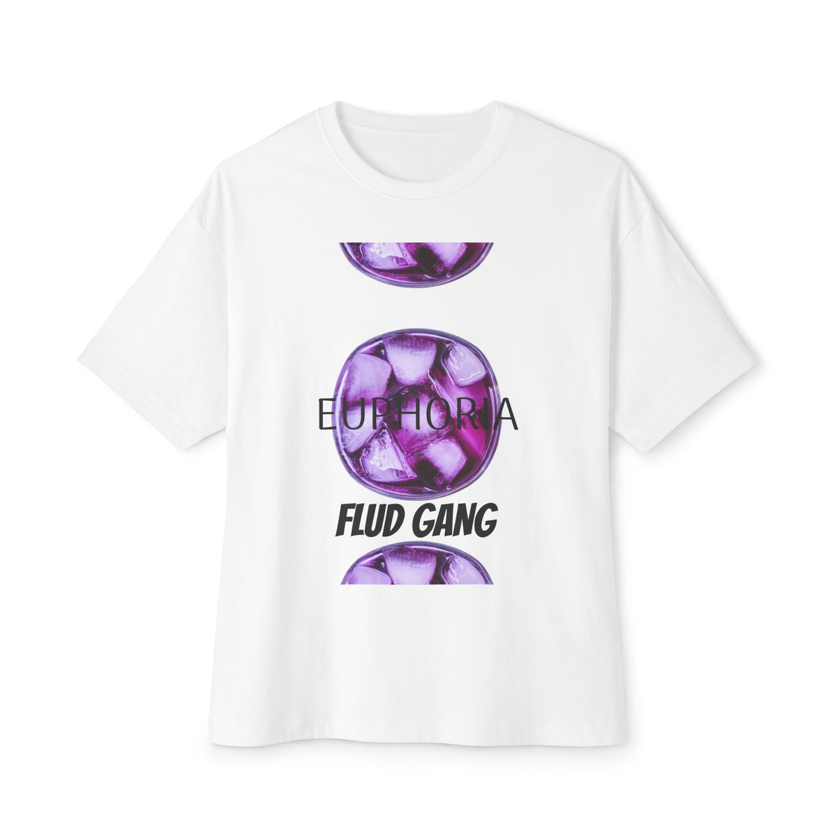 Euphoria Purple Sphere Tee — Flud Gang Graphic T-Shirt