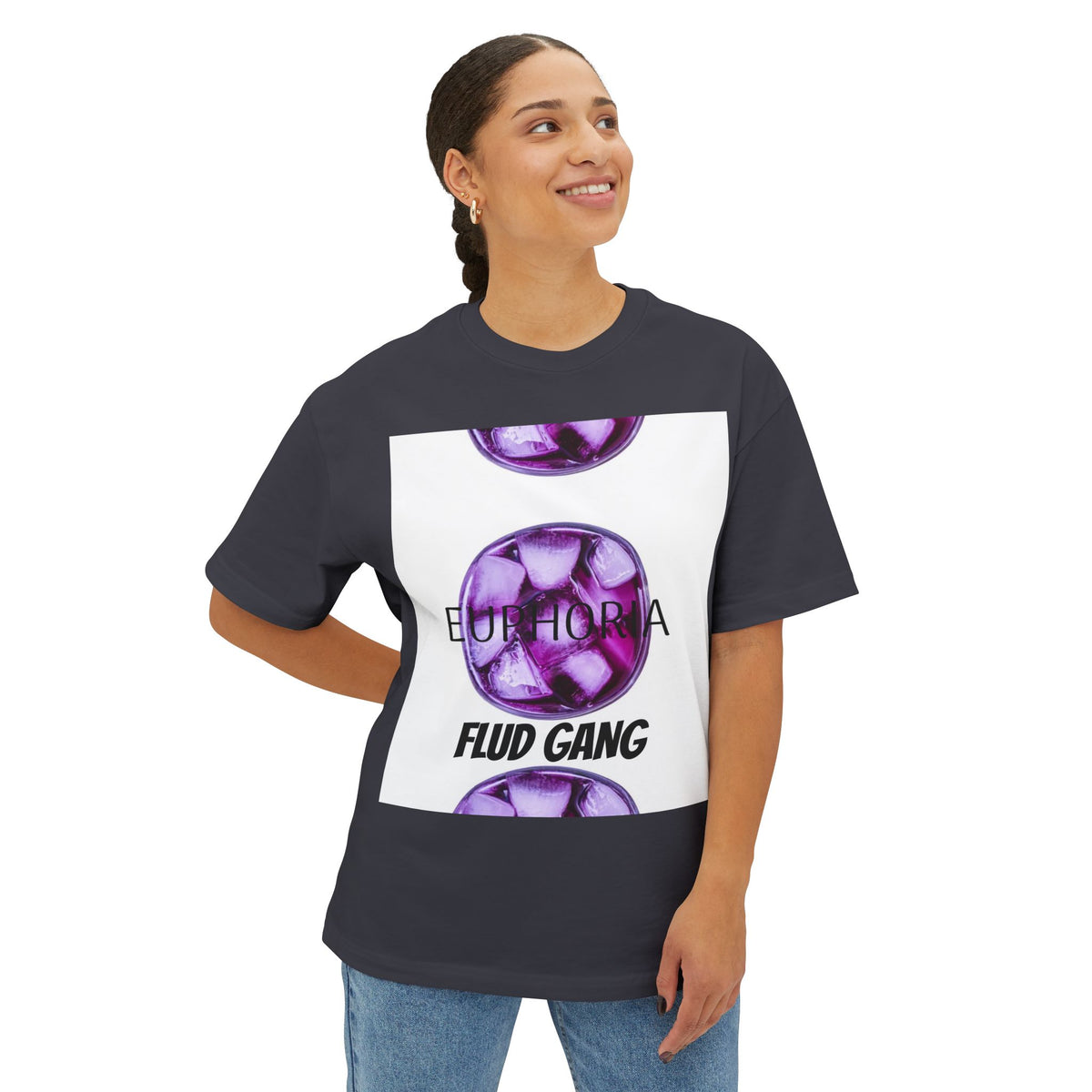 Euphoria Purple Sphere Tee — Flud Gang Graphic T-Shirt